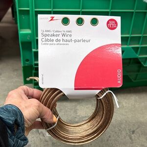 Zenith Brown Clear-Insulated Speaker Wire - 50ft